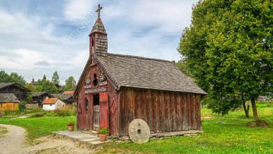 So-called Napoleon - Chapel, built in 1828 by a survivor of Napoleon's Russian campaign