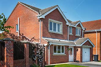 Red brick house
