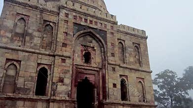 Close up view of shisha gumbad, Lodhi Garden, Delhi