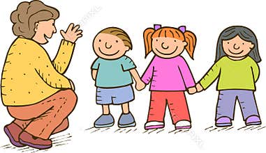 Children and adult