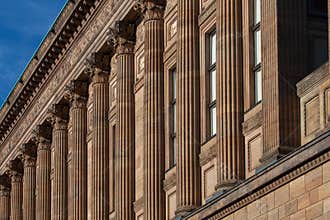 The Alte Nationalgalerie Berlin, side view