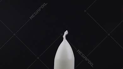 Candle being lit