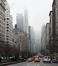 Traffic on Fifth Avenue, New York