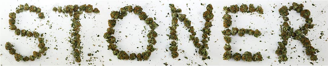 Stoner Spelled With Marijuana
