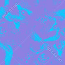 Neon blue pouring seamless texture with spots in trendy colors.