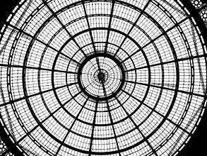 Circular glass ceiling