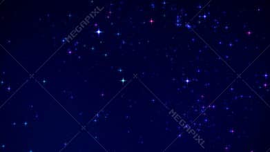 Time Lapse Starry Float In Night Sky (effect mode)