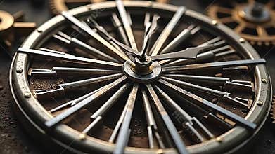 starburst classic radiant lines rotating clockwise then Generative AI