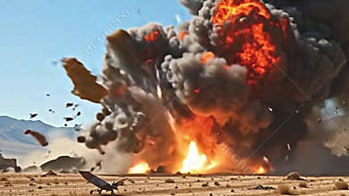 grownup burst indium angstrom abandon landscape, fervent Generative AI