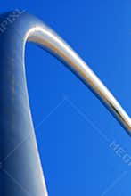 Artistic steel arch