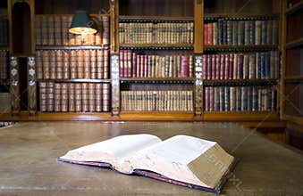 Book in library