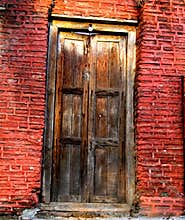 Indian Architecture - Ancient Wooden Door