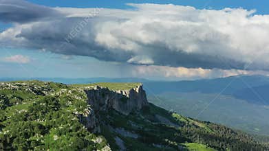 Summer landscape in Caucasus Mountains