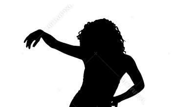 Woman Dancing Silhouette