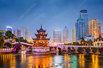 Guiyang, China City Skyline