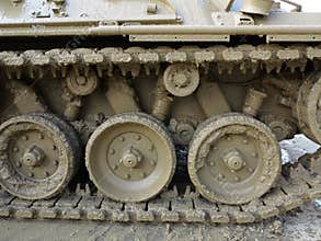 Dirty tank wheels with drive sprocket