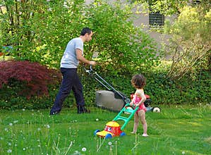 Family gardening