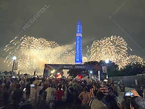 Beautiful Fireworks at the Salute to America Fireworks Celebration