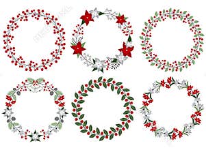 Christmas wreath set