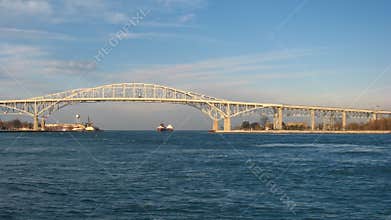 Bridge and Freighter Timelapse