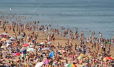 Crowded Beach
