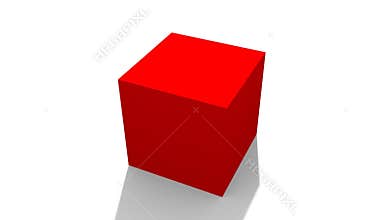 Red cube