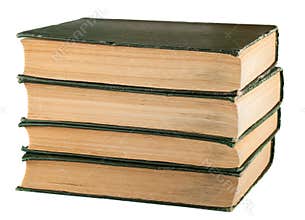 Stack of old books
