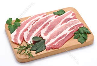 Slices of bacon