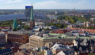 Above View of Riga