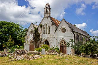The Ruin of the derelict St. Joseph parish church in Barbados