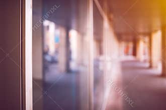 Business office premises abstract blur background