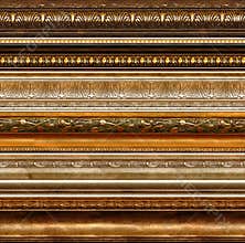 Antique rustic decorative frame patterns