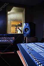 Audio recording studio