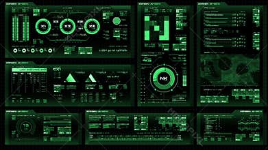 High resolution hud screen