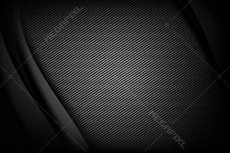 Abstract background dark and black carbon fiber with curve