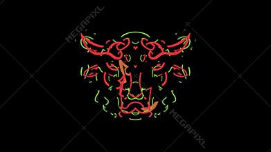 Bear and Bull Celtic Knot Morph