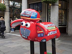 Aardmen's Shaun the Sheep Characters on display around London