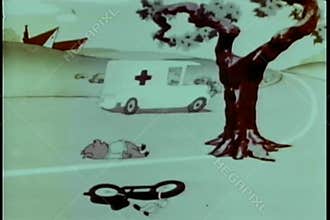 Pig on speeding motorcycle hits tree