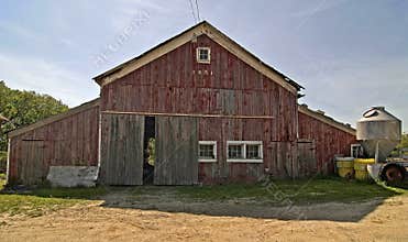 Old red barn 1851