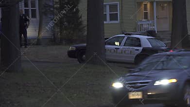 Police Cars at a Domestic Disturbance (2 of 3)