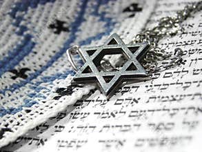 Jewish religious symbols closeup 3