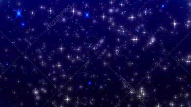 Digital night sky with stars background