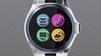 Demonstration of smart watch apps