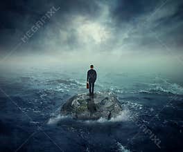 Failure crisis concept lost business career education opportunity