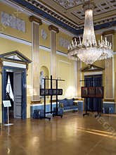 Interior of Amalienborg Castle, Copenhagen