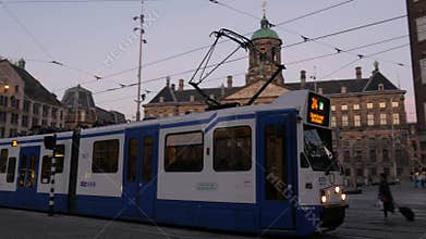 The Royal Palace on Dam Square in Amsterdam