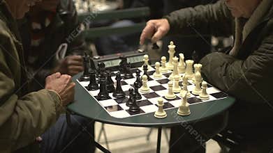 Central Park chess match (4 of 4)