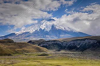 Volcano in Cotopaxi National Park, Ecuador