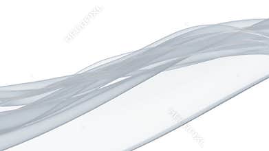 Wispy lines against white, loop