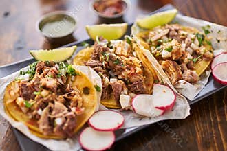 three street tacos